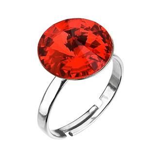 Stříbrný prsten s kamenem Crystals from Swarovski® Light Siam