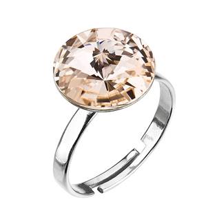 Stříbrný prsten s kamenem Crystals from Swarovski® Silk