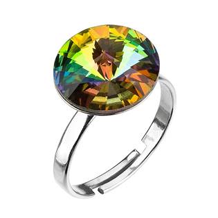 Stříbrný prsten s kamenem Crystals from Swarovski® Vitrail Medium