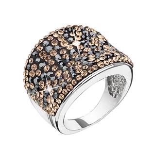 Stříbrný prsten s kameny Crystals from Swarovski® Colorado, vel: 52
