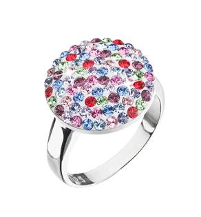 Stříbrný prsten s kamínky Crystals from Swarovski®, MIX