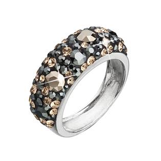 Stříbrný prsten s krystaly Crystals from Swarovski®, Colorado