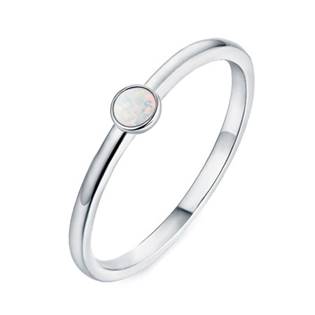 Stříbrný prsten s opálem 3 mm