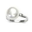 stříbrný prsten perla foto1