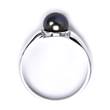stříbrný prsten perla foto3
