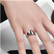 Stříbrný prsten uzel stříbro 925/1000   