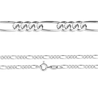 Stříbrný řetízek FIGARO, tl. 2,7 mm, délka 45 cm