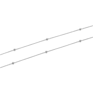 Stříbrný řetízek s kuličkami