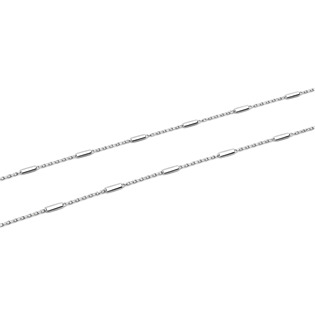 Stříbrný řetízek s válečky