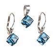 Stříbrný set SWAROVSKI® elements