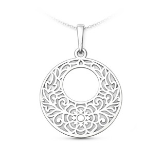 Sttříbrný přívěsek mandala v kruhu
