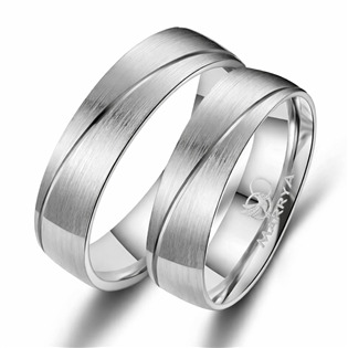 TI-09 Titanové snubní prsteny