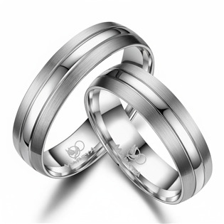 TI-20 Titanové snubní prsteny