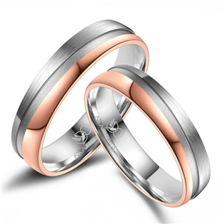 TI-27 Titanové snubní prsteny