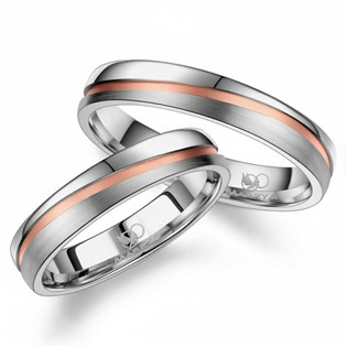 TI-45 Titanové snubní prsteny