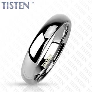 Tistenový prsten leštěný, šíře 4 mm