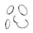 Piercing segment srdíčko se zirkony