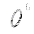 Piercing segment srdíčko se zirkony