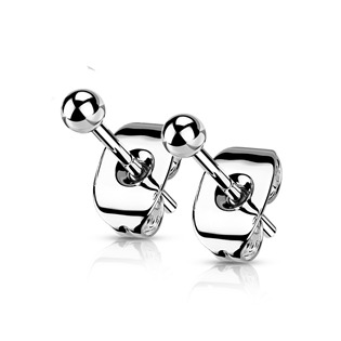 Titanové náušnice kuličky 3 mm