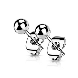 Titanové náušnice kuličky 5 mm