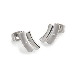 Titanové náušnice s diamantem BOCCIA® 0561-03