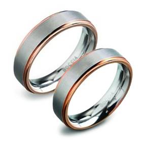Titanové snubní prsteny - pár