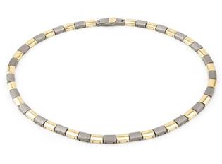 Titanový náhrdelník zlacený 0812-02