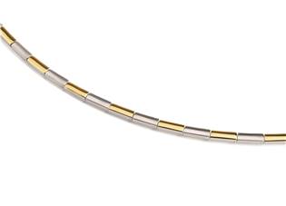 Titanový náhrdelník zlacený 0866-02