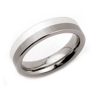 Titanový prsten se stříbrem BOCCIA® 0115-01
