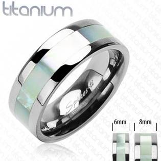 TT1006 Pánský snubní prsten titan