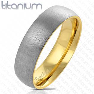 TT1040 Pánský snubní prsten titan