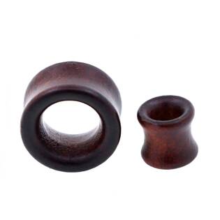 Tunel do ucha Amaranth Wood, průměr 20 mm