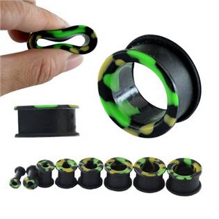 Tunel do ucha ze silikonu maskáčový