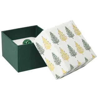 Vánoční dárková krabička na prsten nebo náušnice