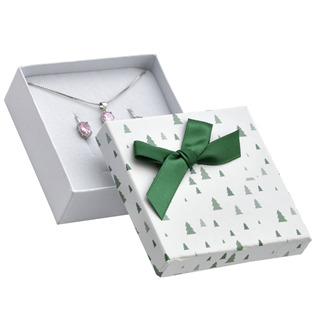 Vánoční dárková krabička na soupravu šperků