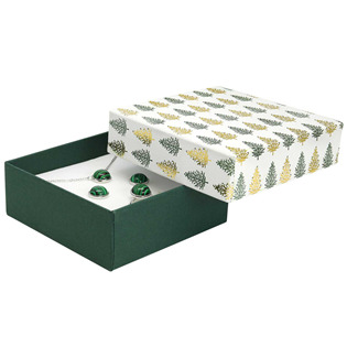 Vánoční dárková krabička na soupravu šperků