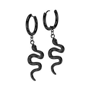 Visací ocelové náušnice s hady