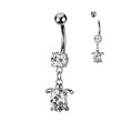 Piercing do pupíku želvička 