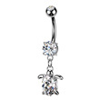 Piercing do pupíku želvička