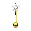 Piercing do obočí hvězdička
