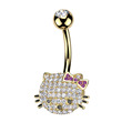 Piercing do pupíku motýlek