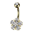 Piercing do pupíku kytička
