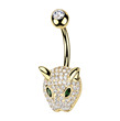 Piercing do pupíku motýlek