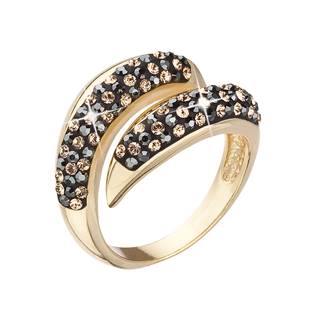 Zlacený prsten s kamínky Crystals from Swarovski®, Colorado