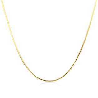 Zlacený stříbrný řetízek - had, délka 45 cm