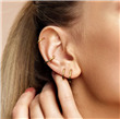 zlatý piercing do ucha segment