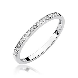 Zlatý prsten s diamanty, vel. 50